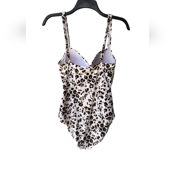 Niptuck Swim Wild At Heart Scoopback Design Tummy Control Leopard Swimsuit 8 - Picture 4 of 11